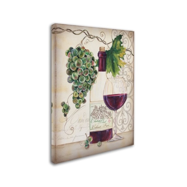 Jean Plout 'Chateau Plout Wine 2' Canvas Art,18x24